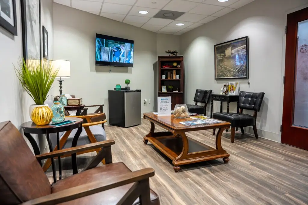 Men's Wellness Centers Richmond VA waiting room — comfortable seating area
