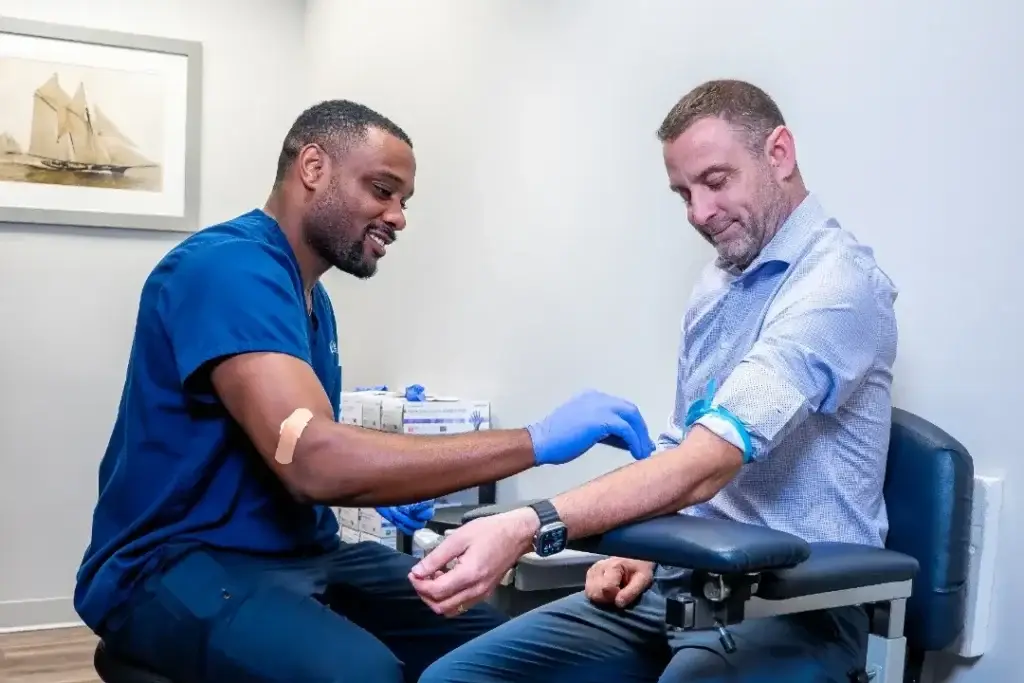 Men's Wellness Centers Richmond VA blood draw service